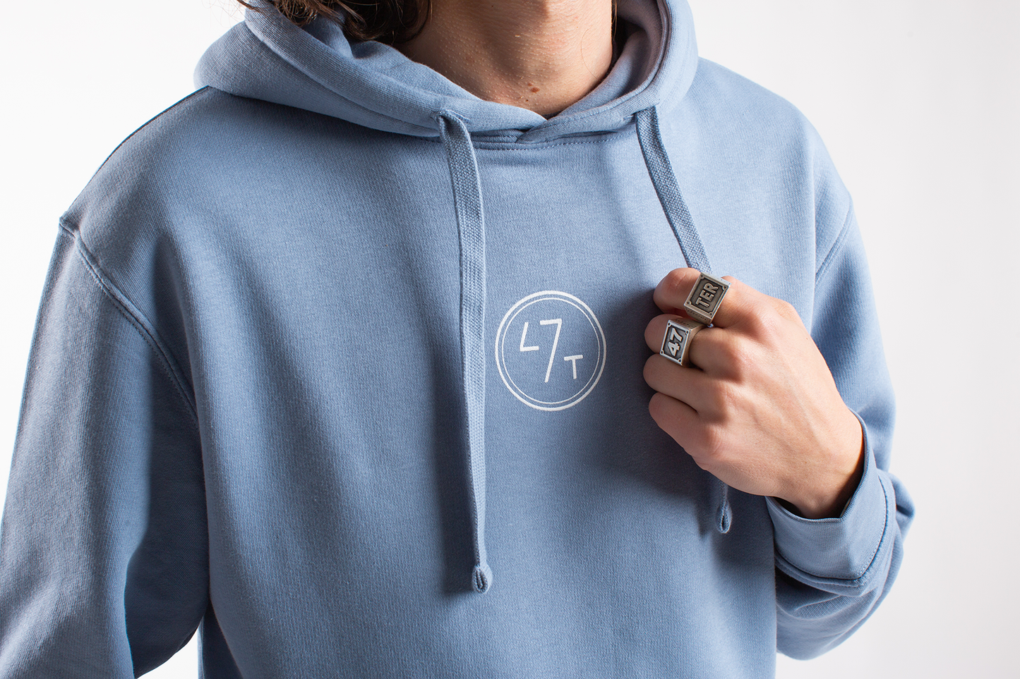 Hoodie Mineral Blue