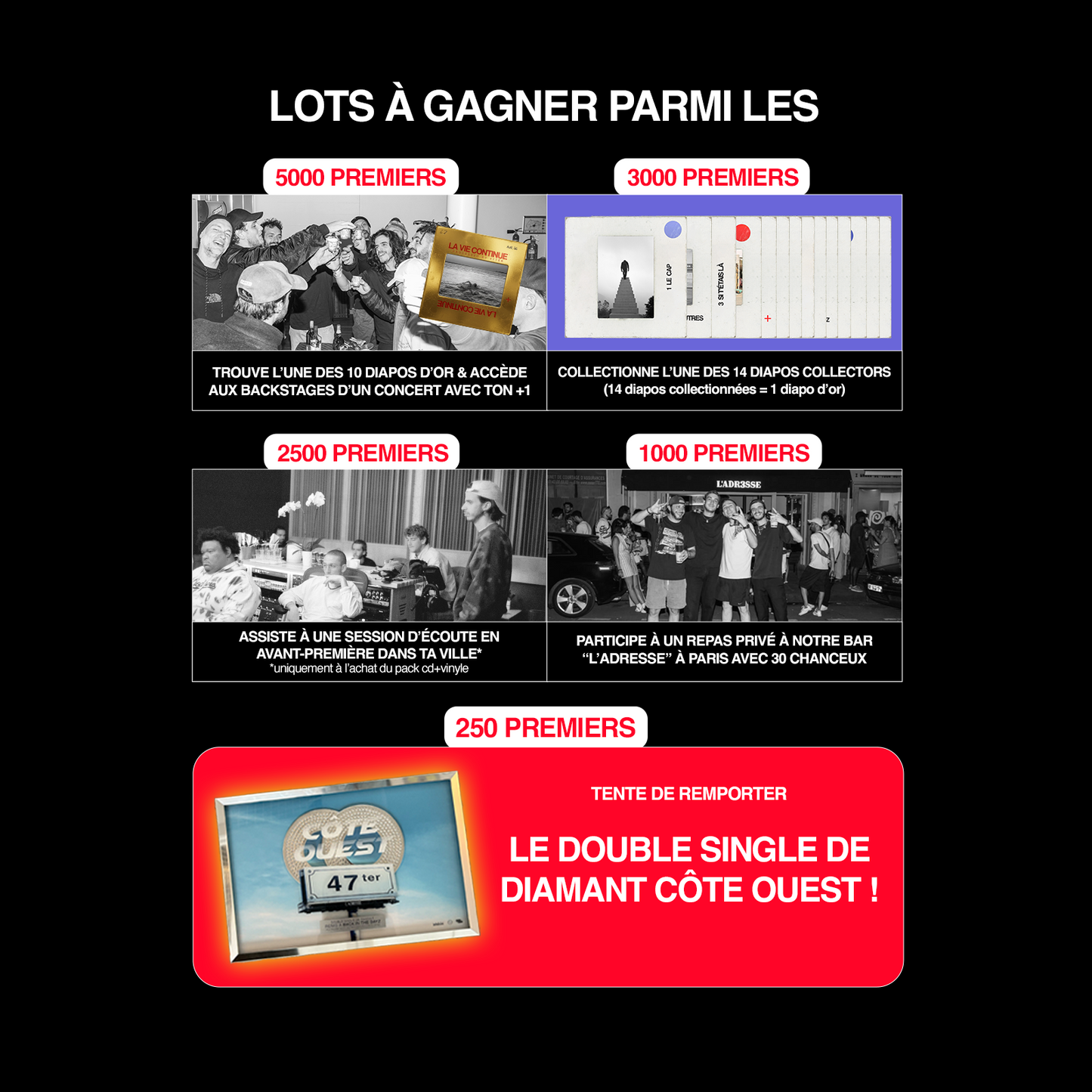 Pack CD + VINYLE "La vie continue"