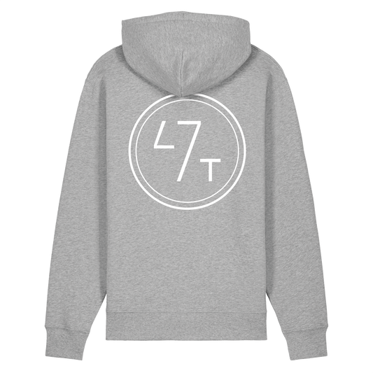 HOODIE GRIS CHINÉ