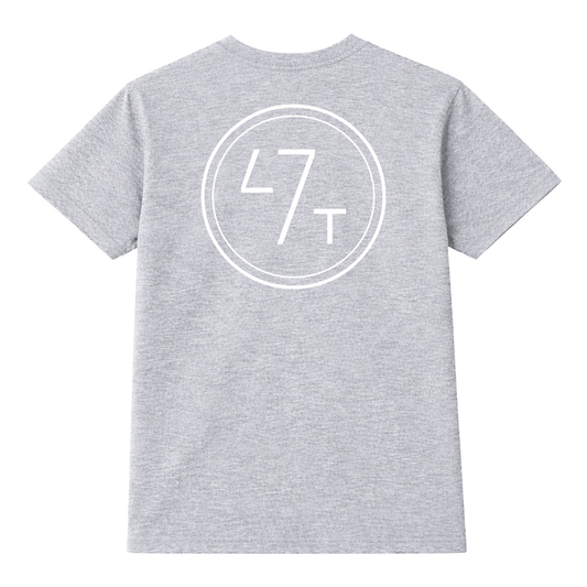 T-SHIRT GRIS CHINÉ