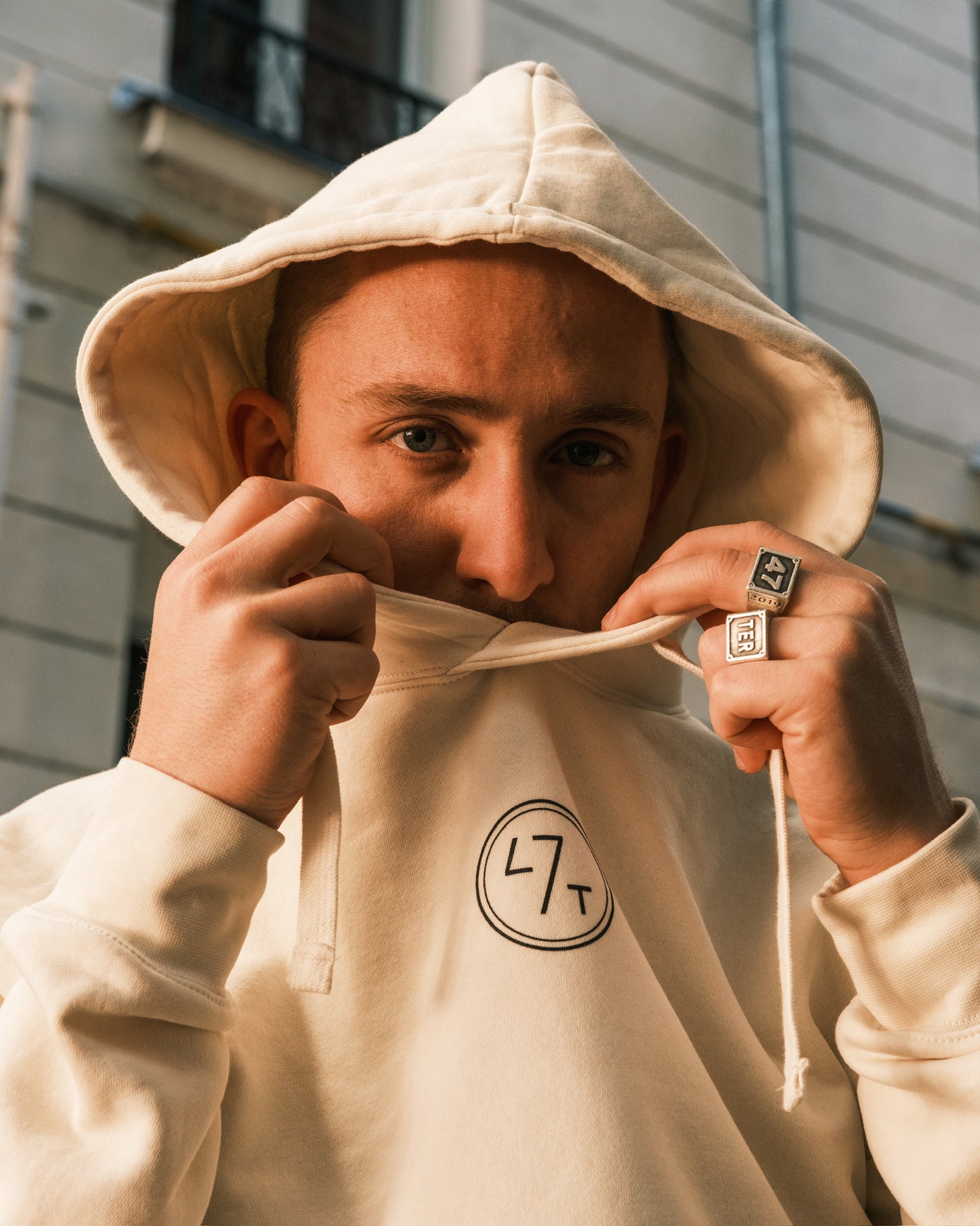 HOODIE BEIGE