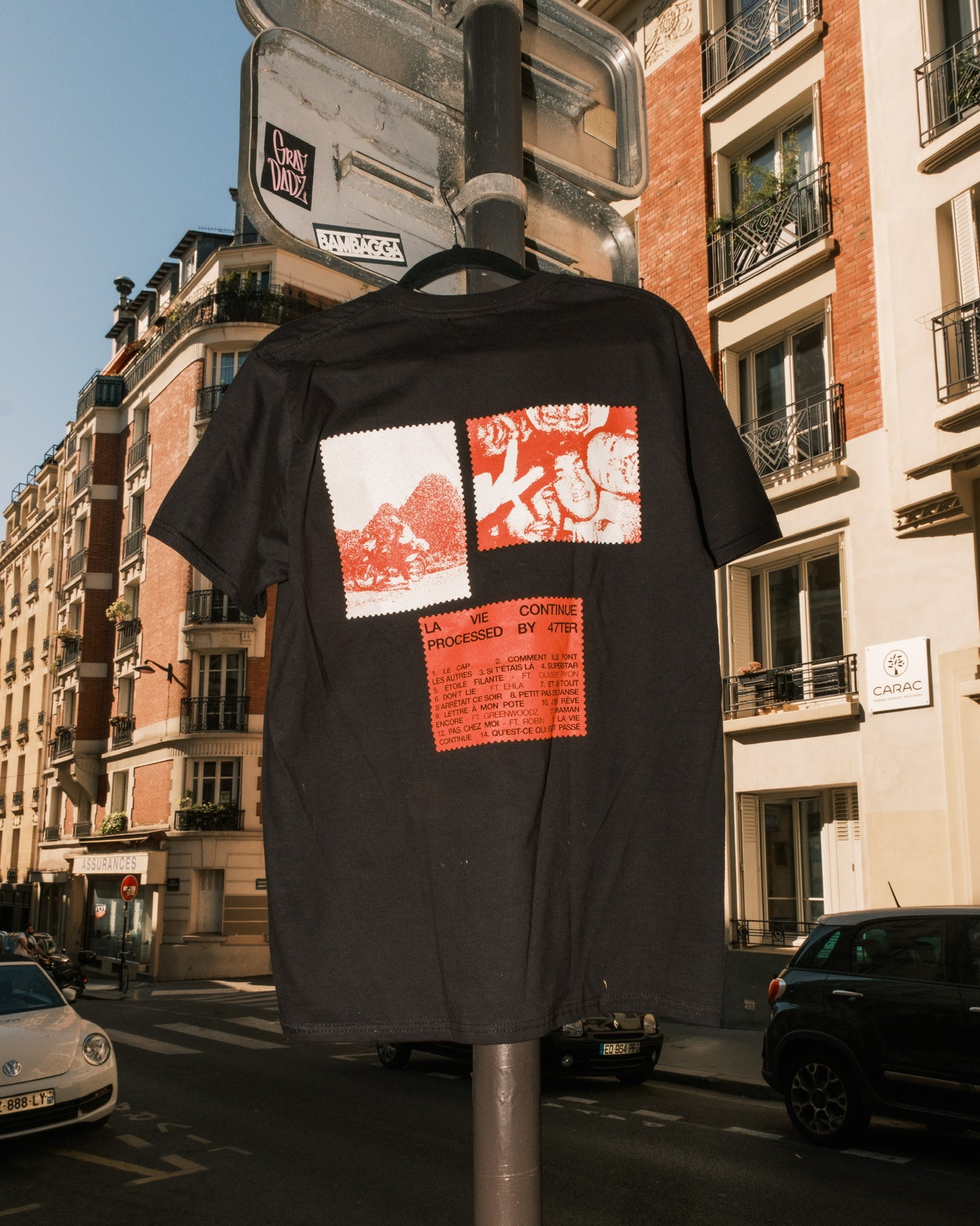 T-SHIRT NOIR LVC