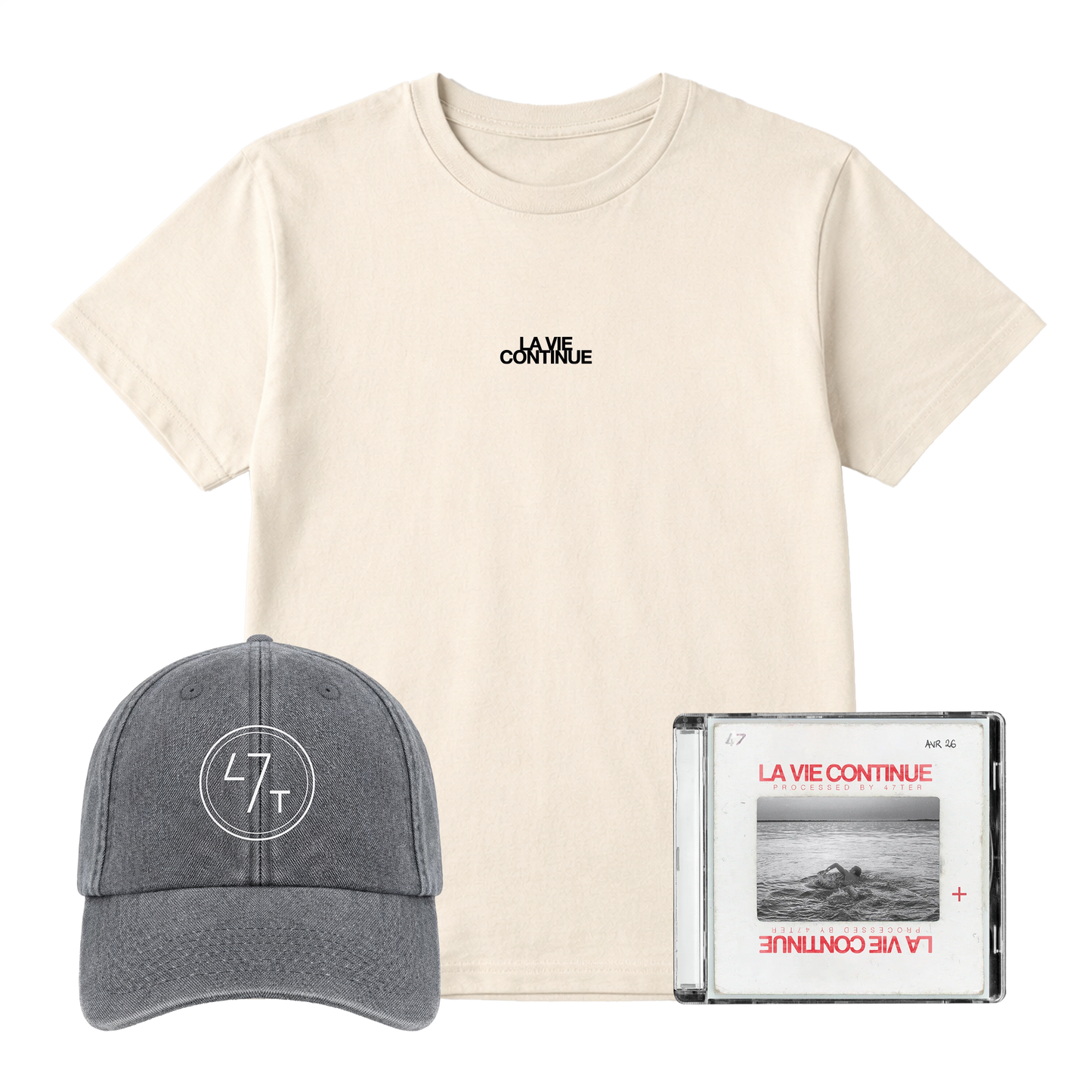 TSHIRT EXCLU LVC + CASQUETTE 47TER + CD