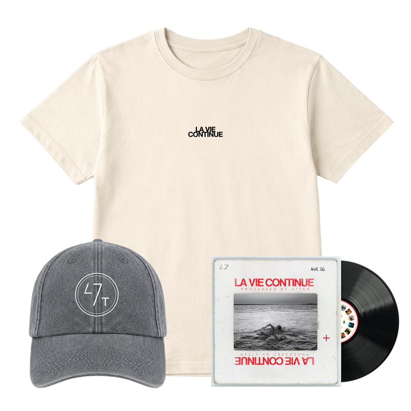 TSHIRT EXCLU LVC + CASQUETTE 47TER + VINYLE